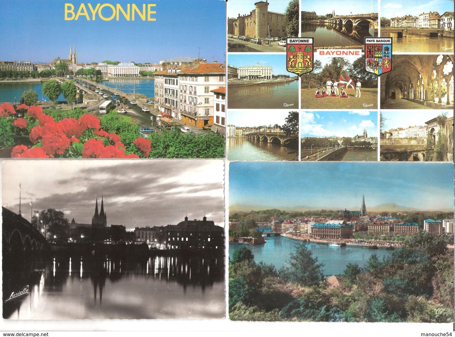LOT DE 33 CPSM OU CPM DE BAYONNE - Bayonne