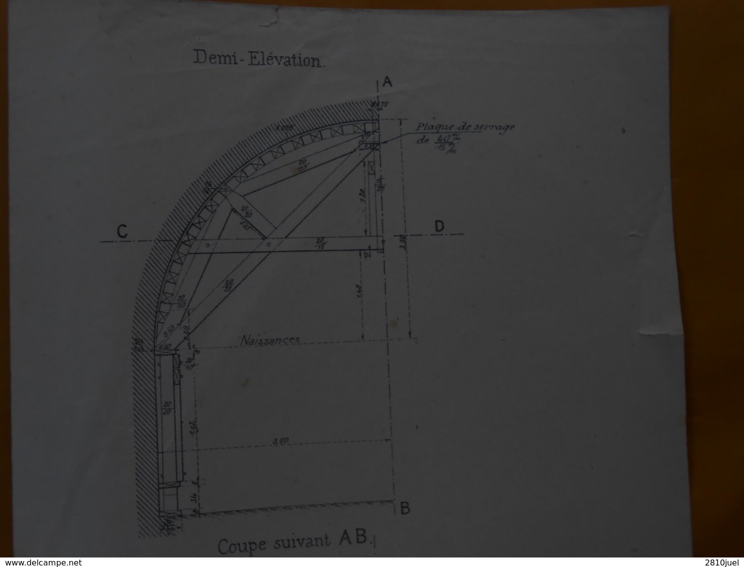 Ouvrages en maçonnerie- 4 croquis - Aqueduc - Ponceau -Pont canal - Ecole des Travaux Publics Léon Eyrolles-