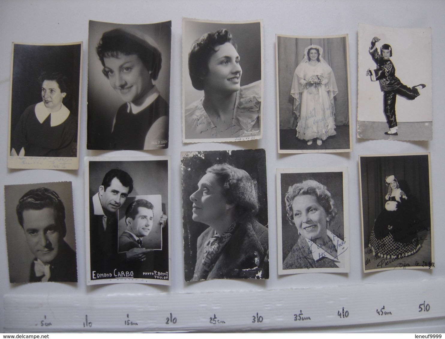 Lot 5 PHOTO Artistes Varietes Theatre Opera Spectacle Cabaret Music Hall DIJON - Célébrités