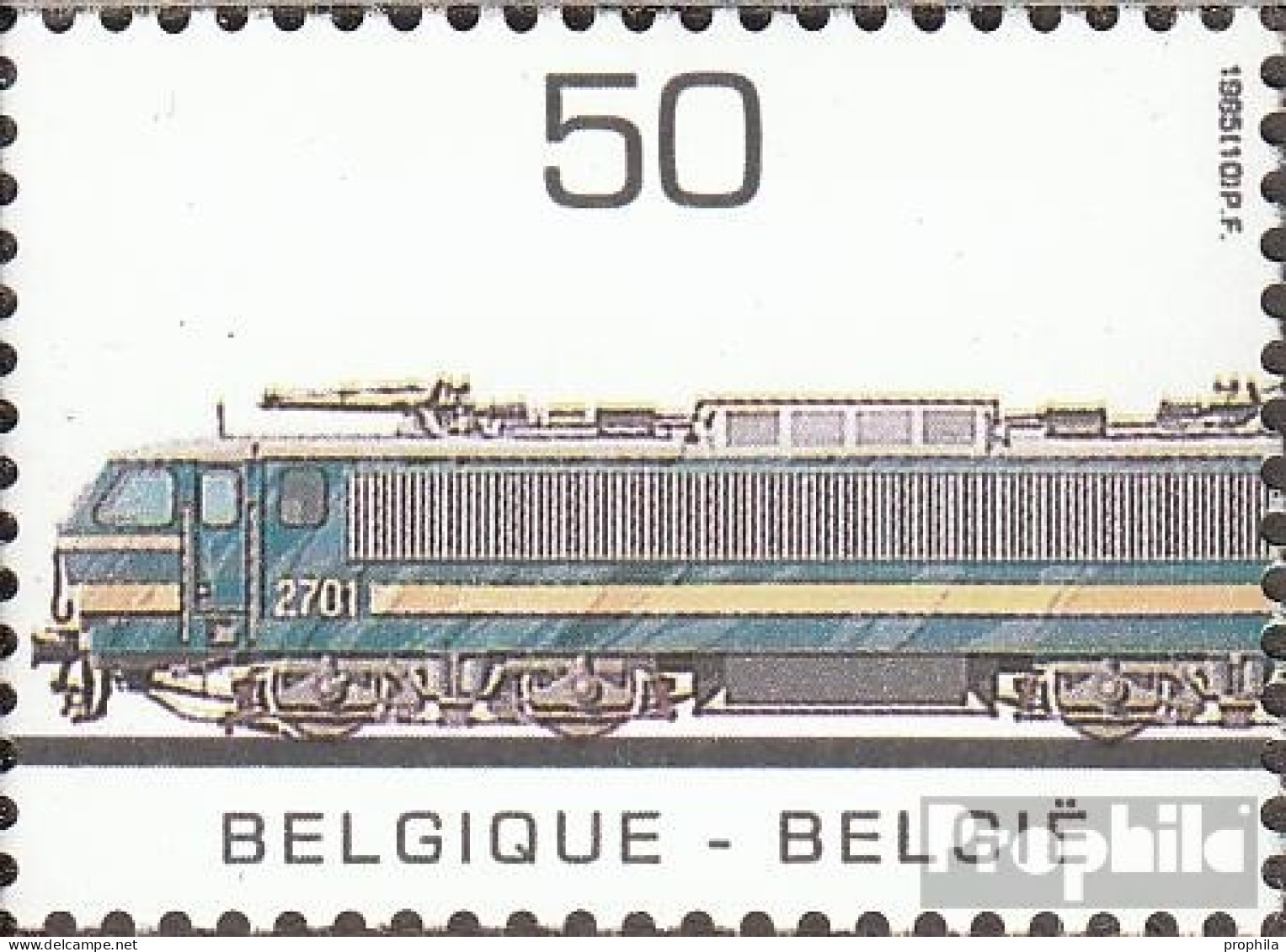 Belgien 2226 (kompl.Ausg.) Postfrisch 1985 Elektrolokomotive - Ungebraucht