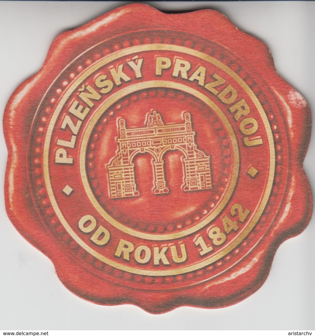 CZECHIA PLZENSKY PRAZDROJ PILSNER URQUELL BEER MAT - Beer Mats