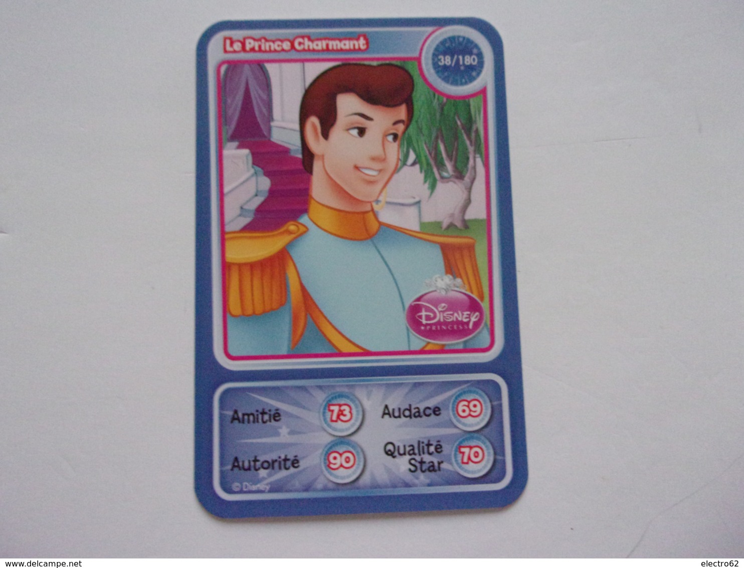 Carte Disney AUCHAN Le Prince Charmant Princesse - Autres & Non Classés