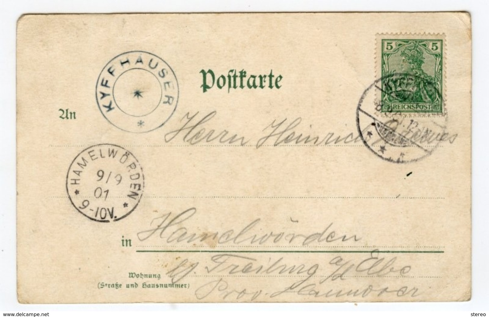 Kyffhäuser Postcard Germany Litho Gruss 1901 - Kyffhäuser