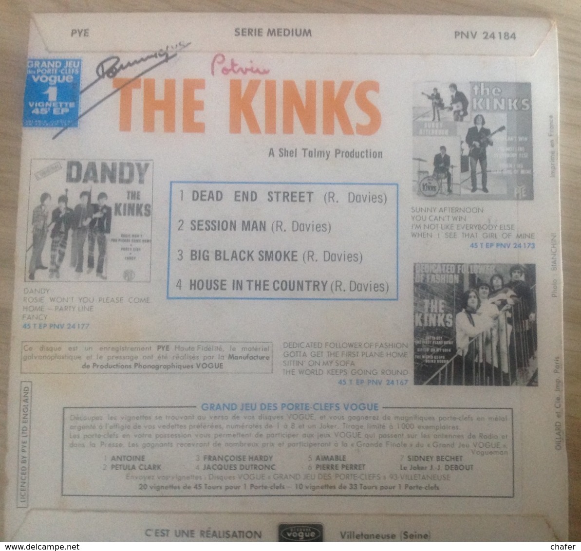 Thé Kinks - Dead End Street -pnv 24 184 - 45 Rpm - Maxi-Single