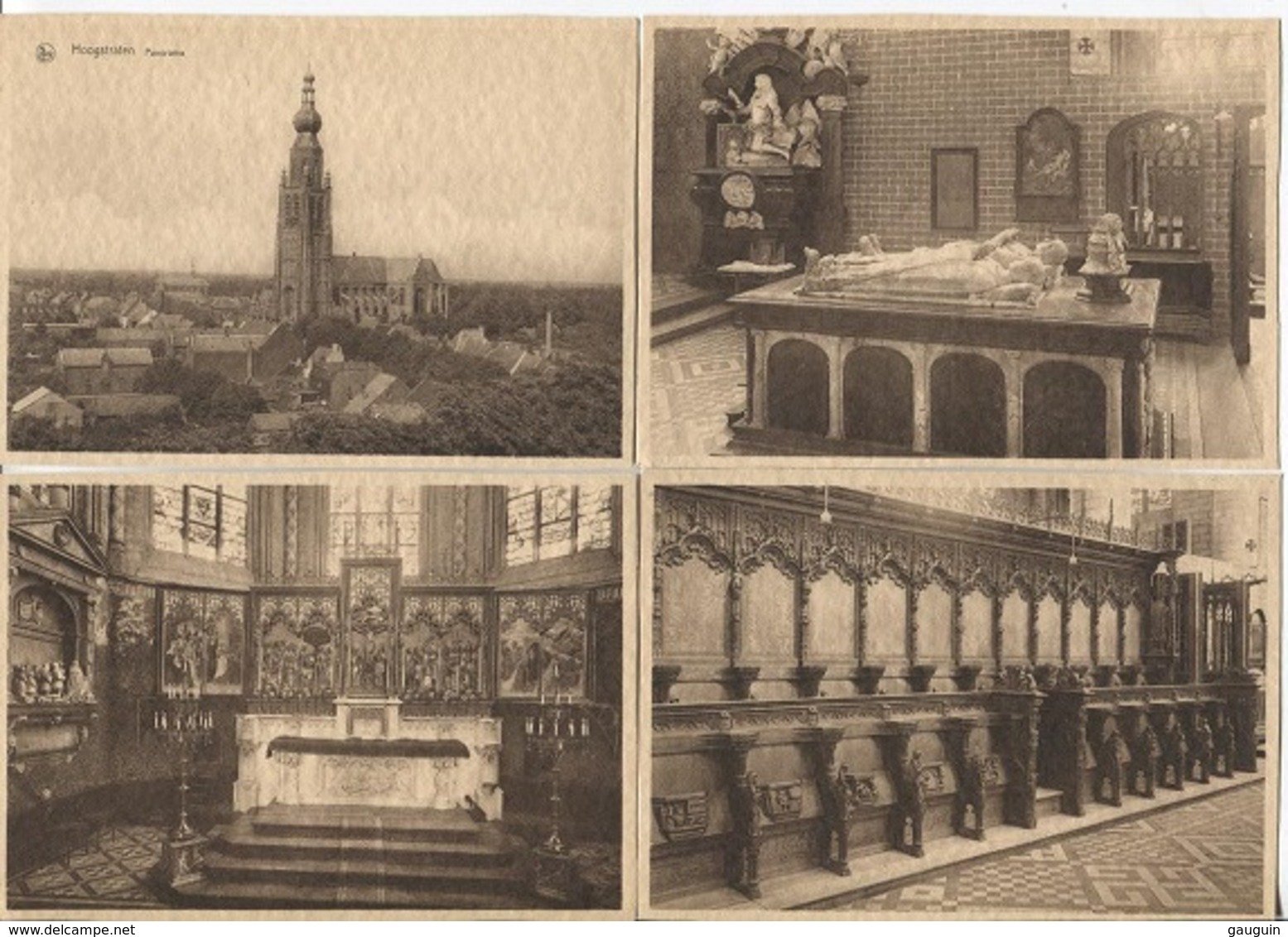 CPA - HOOGSTRATEN - EGLISE STE CATHERINE - Vues Diverses Du SITE ...  - Lot De 9 Cartes - Hoogstraten