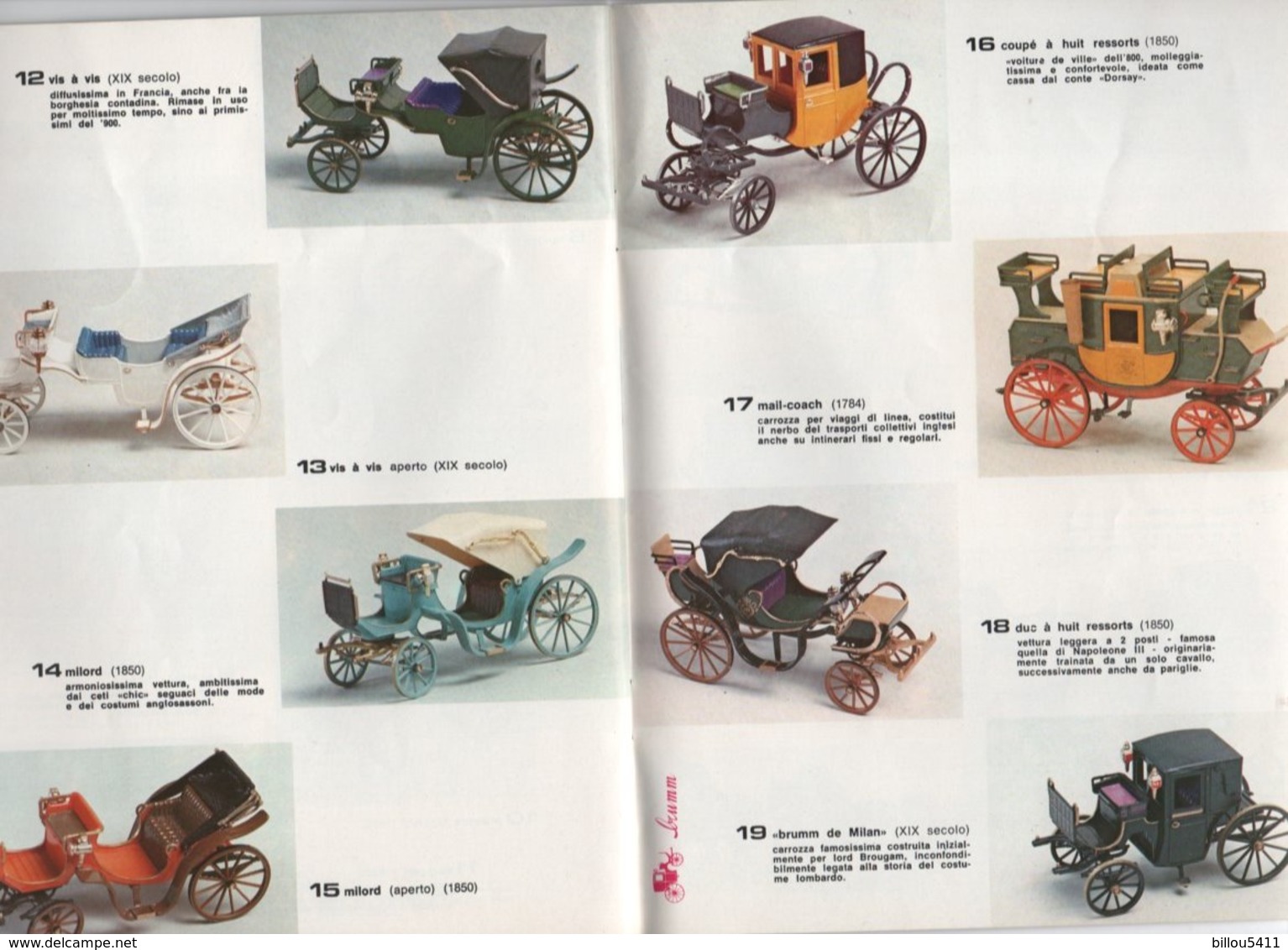 Catalogue BRUMM 1983 :Fiat ; Ferrari ; Lancia ; Alfa Romeo ; Jaguar ; Porsche ; Diligence  ; Etc - Catalogues & Prospectus