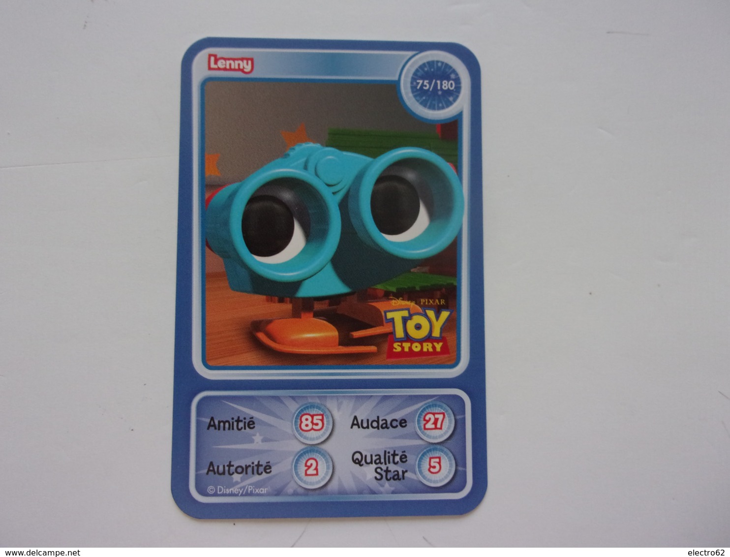 Carte Disney AUCHAN  Lenny TOY STORY - Autres & Non Classés