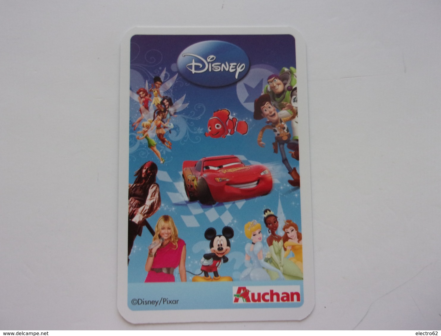 Carte Disney AUCHAN  Belle & La Bête Princesse - Autres & Non Classés