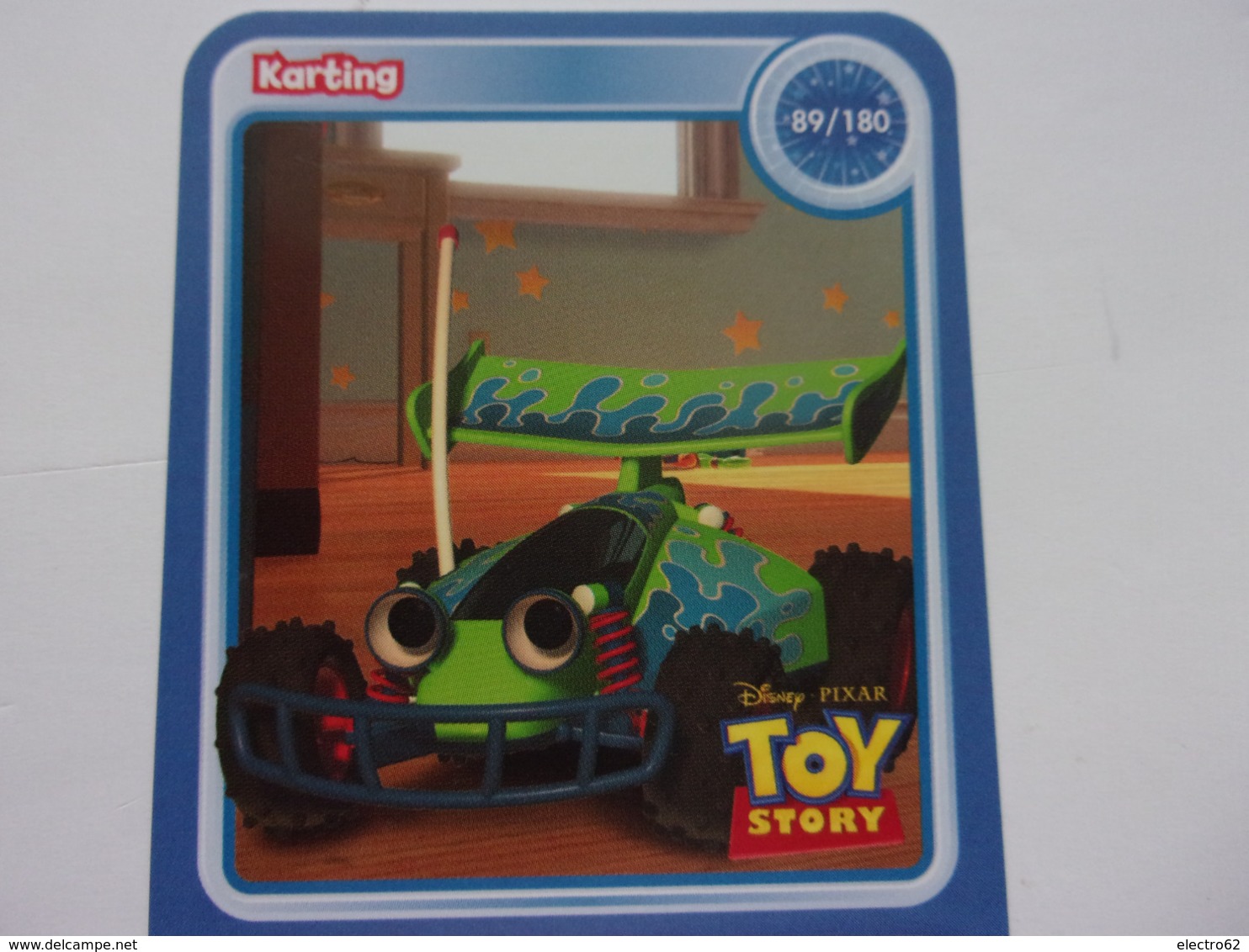 Carte Disney AUCHAN  Karting TOY STORY Car Auto Carro Voiture - Autres & Non Classés