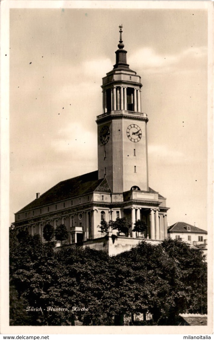 Zürich - Fluntern, Kirche (75) * 28. 1. 1938 - Fluntern