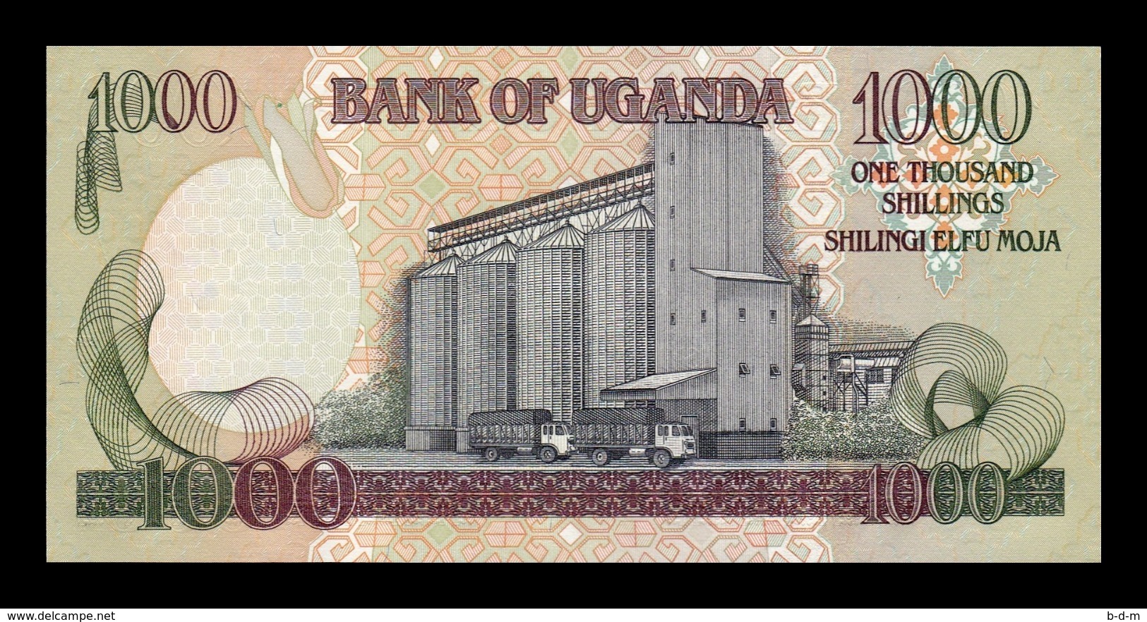 Uganda 1000 Shillings 2009 Pick 43Dr Replacement SC UNC - Oeganda