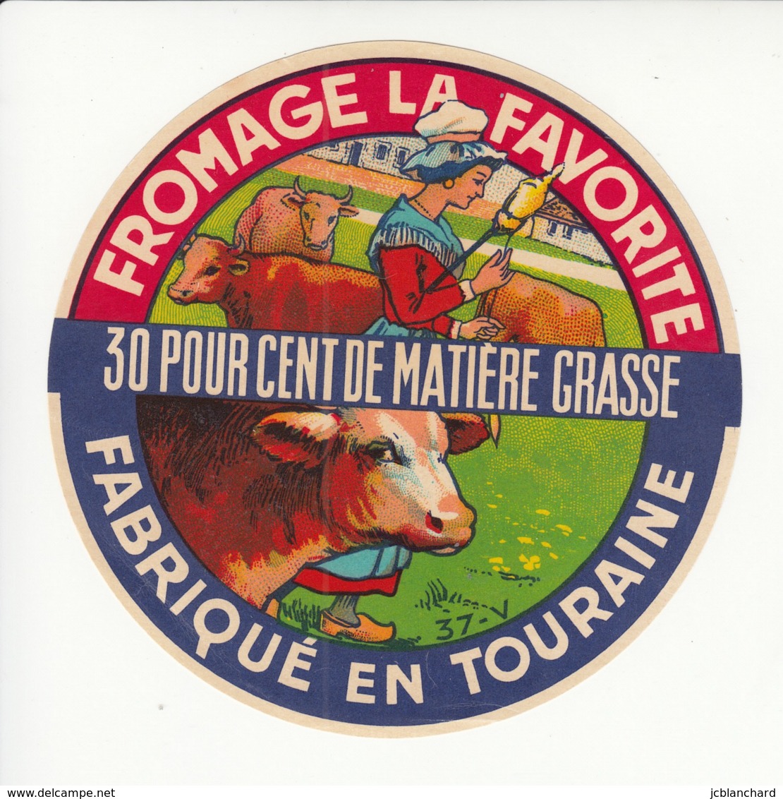 Etiquette De Fromage La Favorite. - Fromage