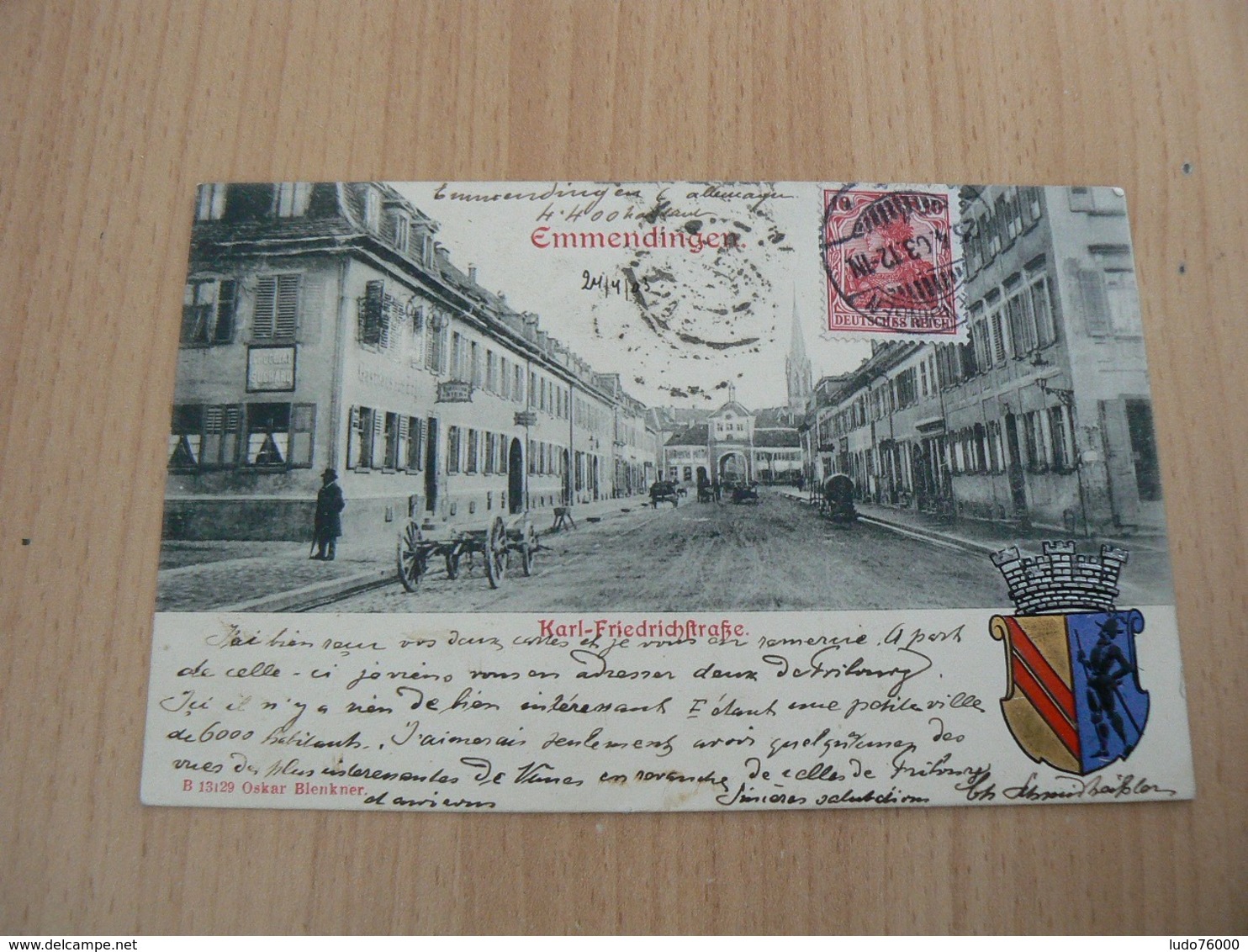 CP 79 / ALLEMAGNE / EMMENDINGEN /  CARTE VOYAGEE - Autres & Non Classés