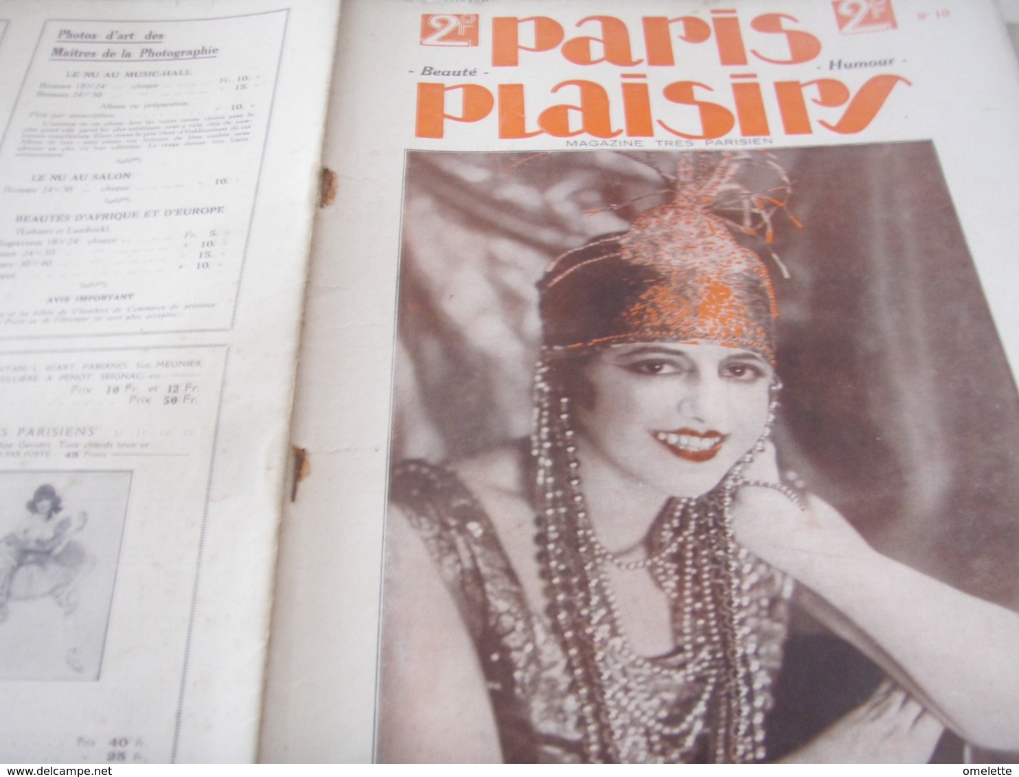 PARIS PLAISIRS / E RAHNA/JICKIS/ PALACE /SINGE A LA MODE GALLAND /ZULAIKA / - 1900 - 1949