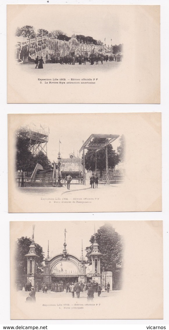 CP 59 Exposition LILLE 1902 Lot De 12 Cartes - 5 - 99 Cartes