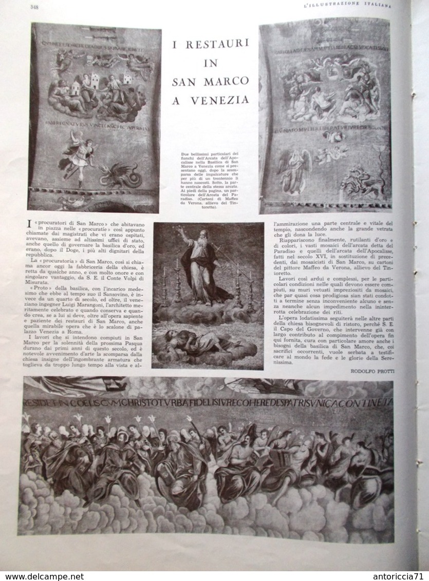 L'Illustrazione Italiana 14 Aprile 1935 Convegno Di Stresa Pirandello Mark Twain - Altri & Non Classificati