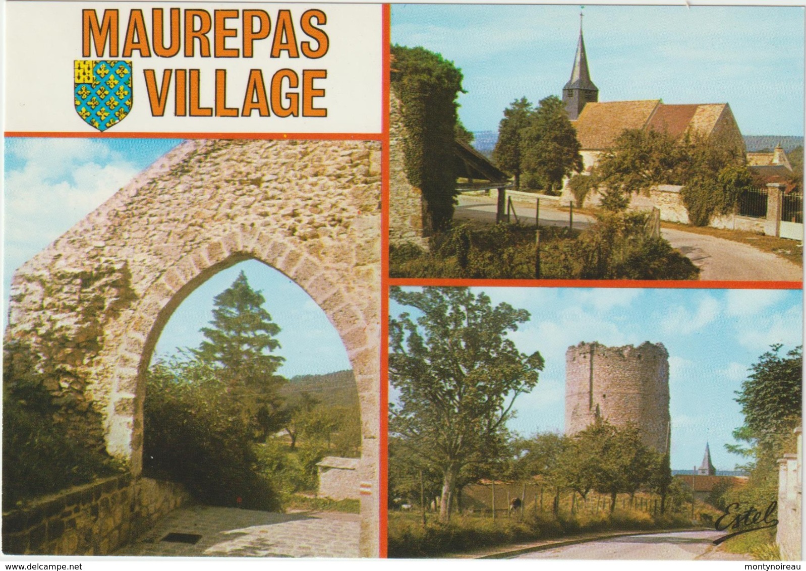 Yvelines :  MAUREPAS  :  Village , Blason - Maurepas