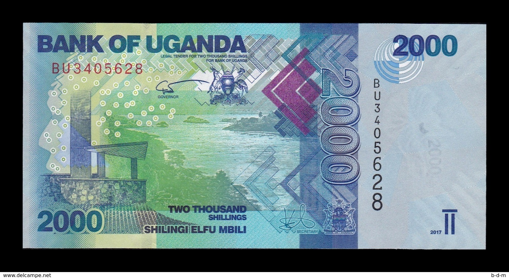 Uganda 2000 Shillings 2017 Pick 50d SC UNC - Uganda