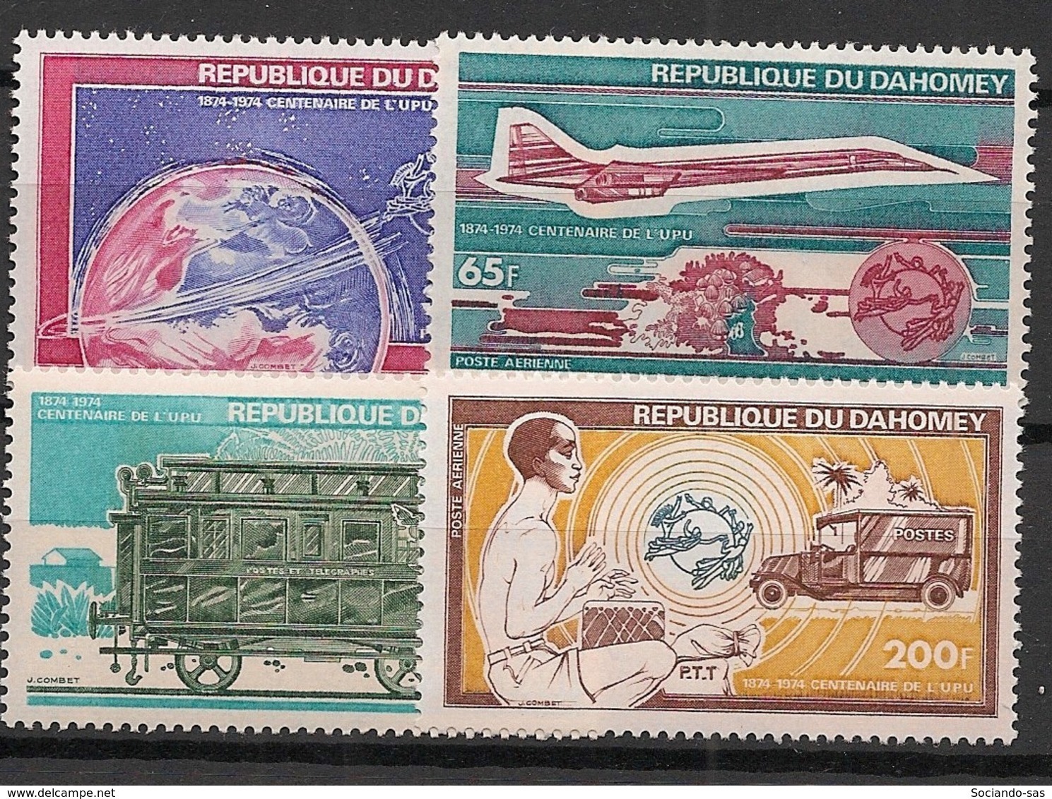 Dahomey - 1974 - Poste Aérienne PA N°Yv. 215 à 218 - UPU - Neuf Luxe ** / MNH / Postfrisch - Benin – Dahomey (1960-...)