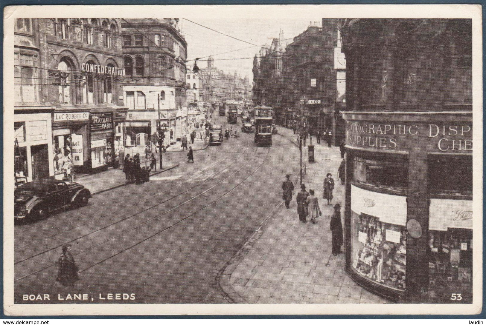 Leeds , Boar Lane , Animée - Otros & Sin Clasificación