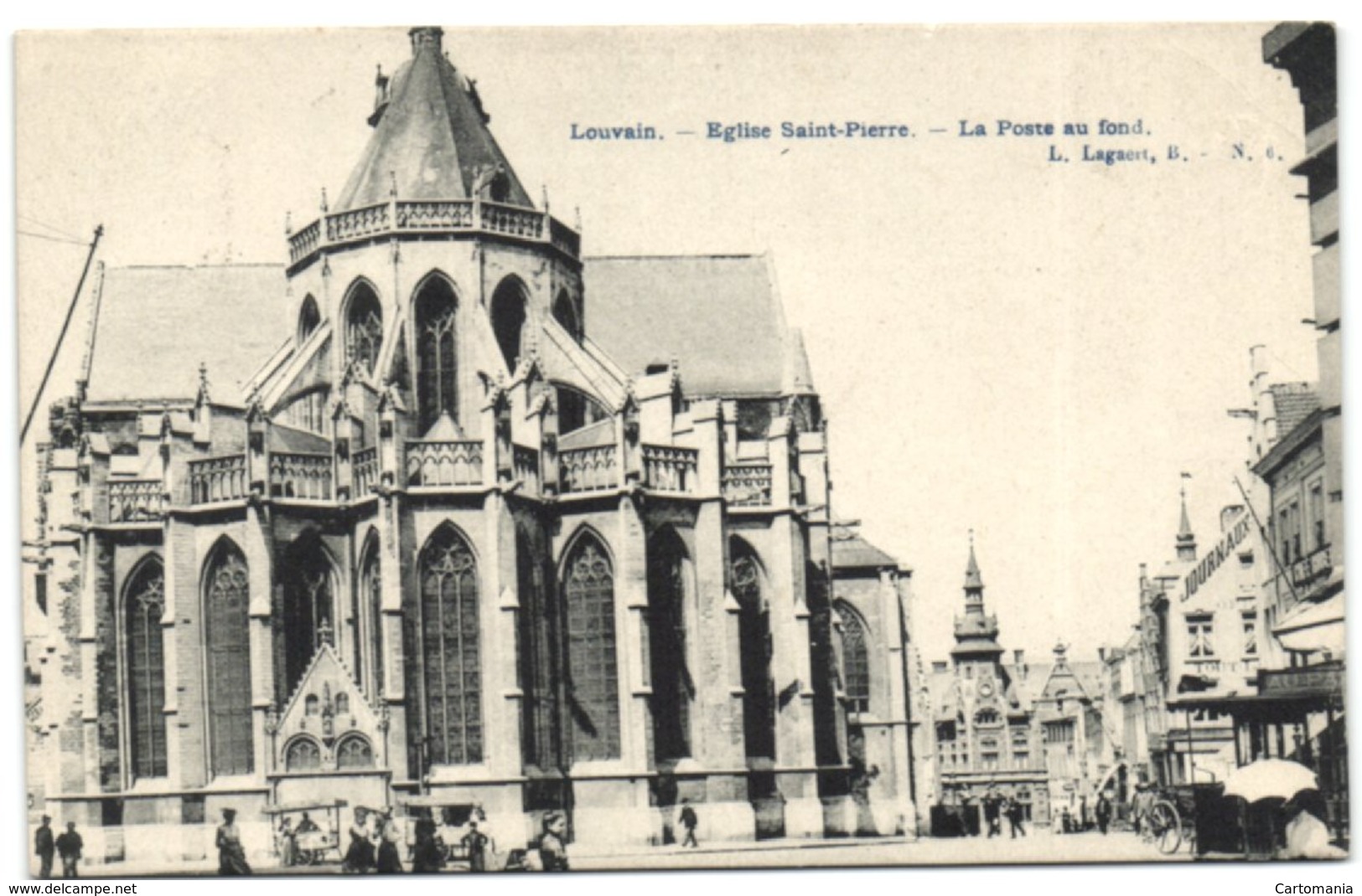 Louvain - Eglise Saint-Pierre - La Poste Au Fond - Leuven