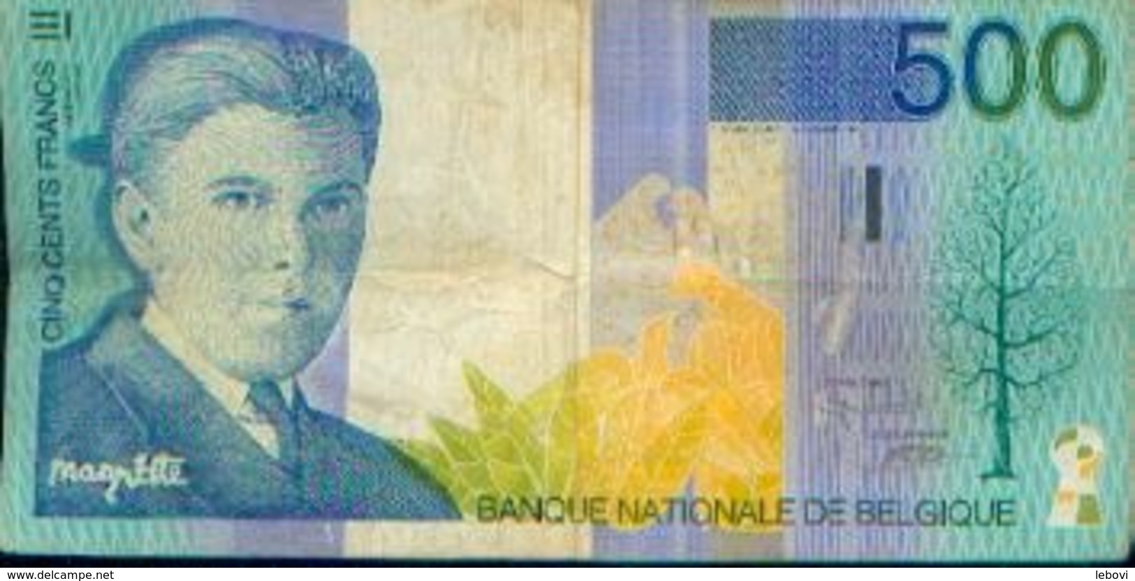 500 FRANCS « MAGRITTE » - 500 Francs