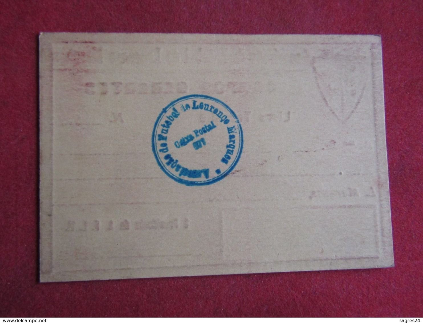 Mozanbique - Moçambique - Association De Football De Lourenço Marques - Associação De Futebol De Lourenço Marques 1962 - Tickets D'entrée