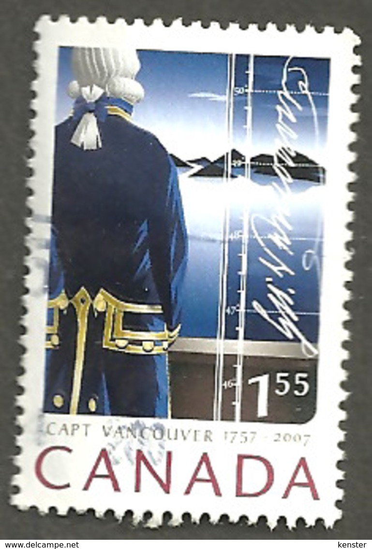 Sc. # Sc # 2219 Captain George Vancouver World Rate 2007 Used K332 - Oblitérés