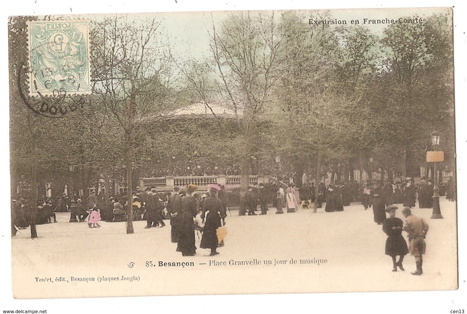 25 - BESANCON - PLace Granvelle Un Jour De Musique - Besancon