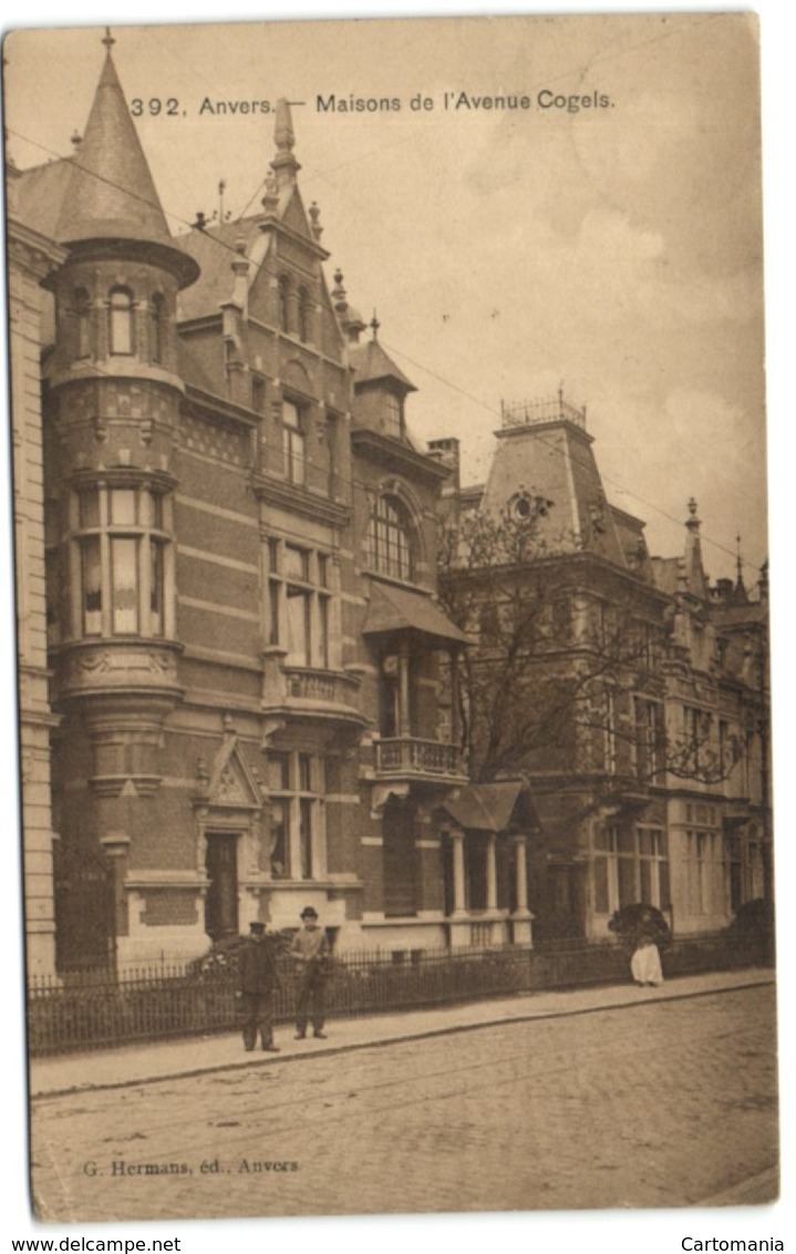 Anvers - Maisons De L'Avenue Cogels (G. Hermans N° 392) - Antwerpen