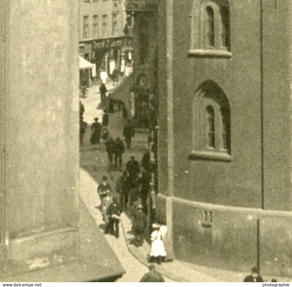 Danemark Copenhague Rundetaarn Tour Ronde Ancienne Photo Stereo NPG 1900 - Photos Stéréoscopiques