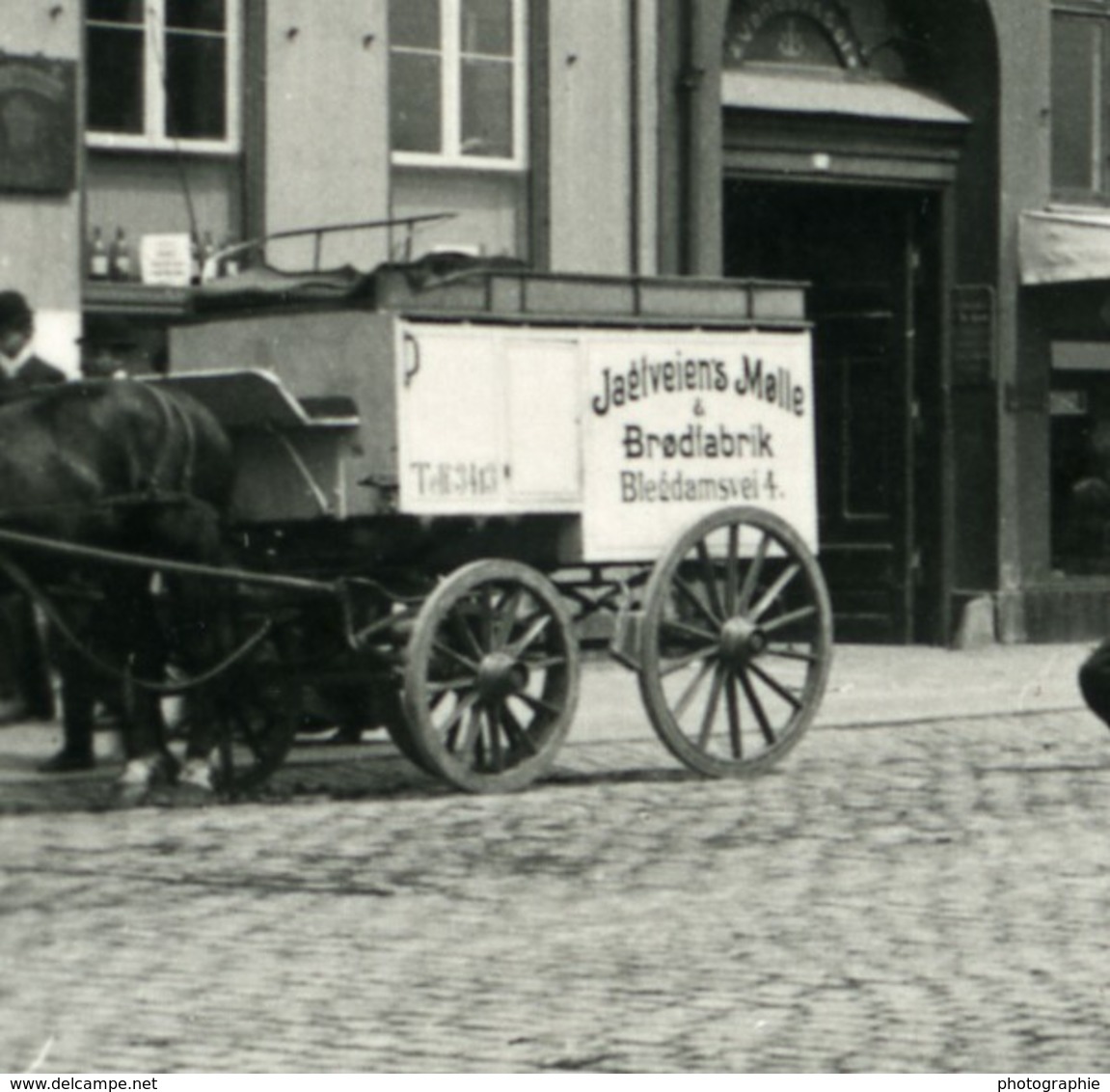 Danemark Copenhague Gammel Strand Marche Ancienne Photo Stereo NPG 1900 - Photos Stéréoscopiques