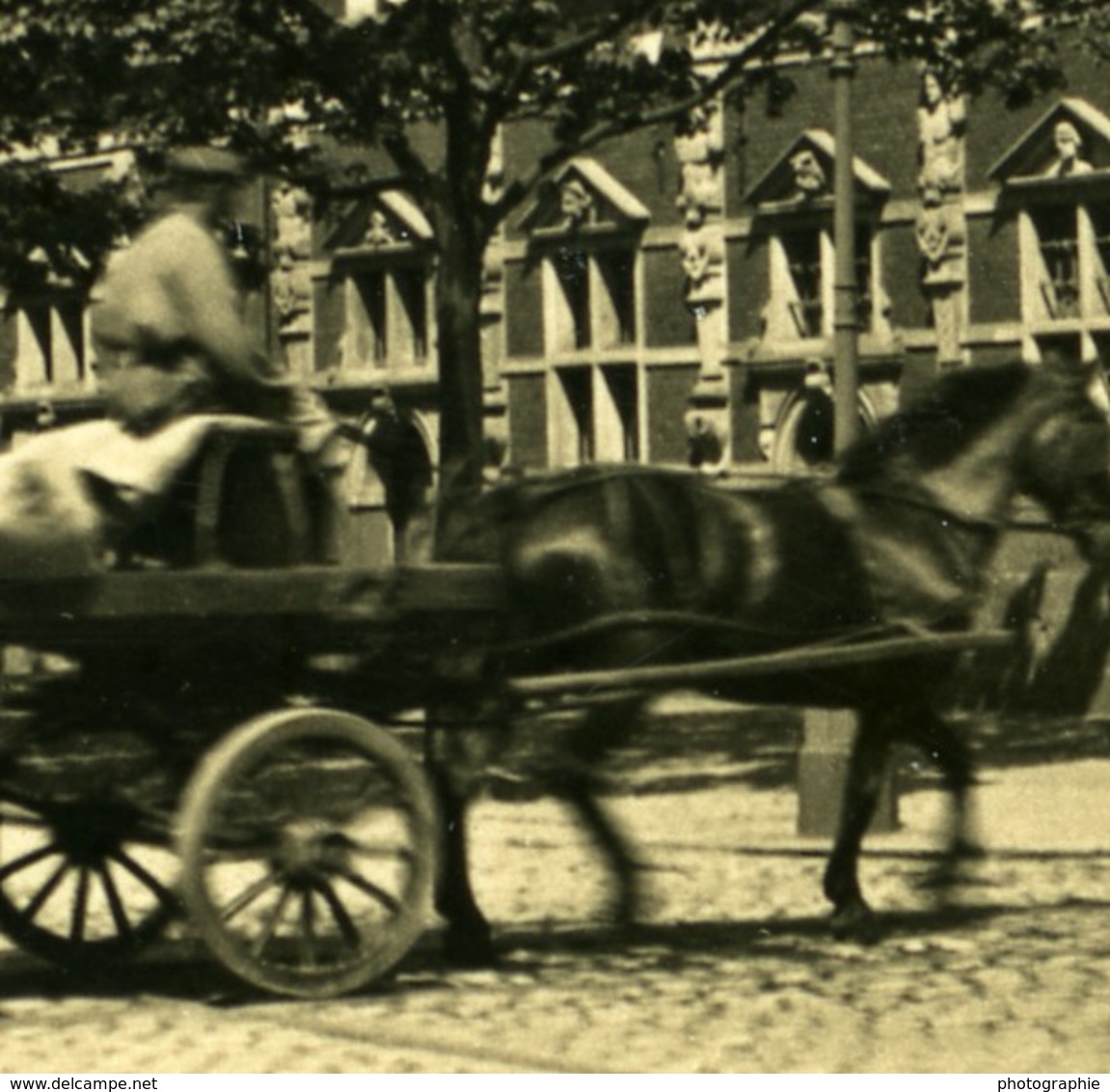 Danemark Copenhague Borsen Bourse Ancienne Photo Stereo NPG 1900 - Photos Stéréoscopiques