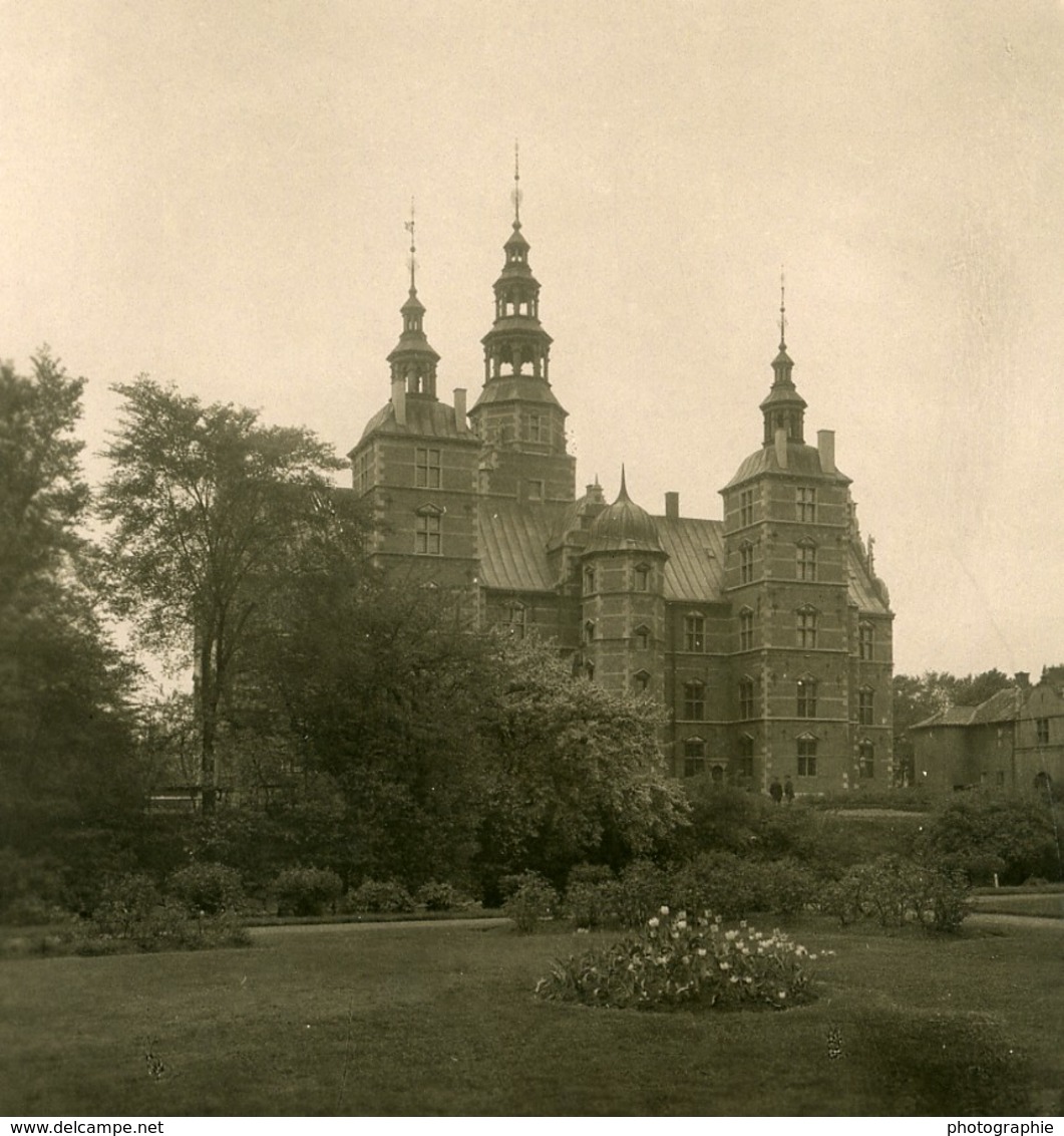 Danemark Copenhague Rosenborg Slot Chateau Ancienne Photo Stereo NPG 1900 - Photos Stéréoscopiques