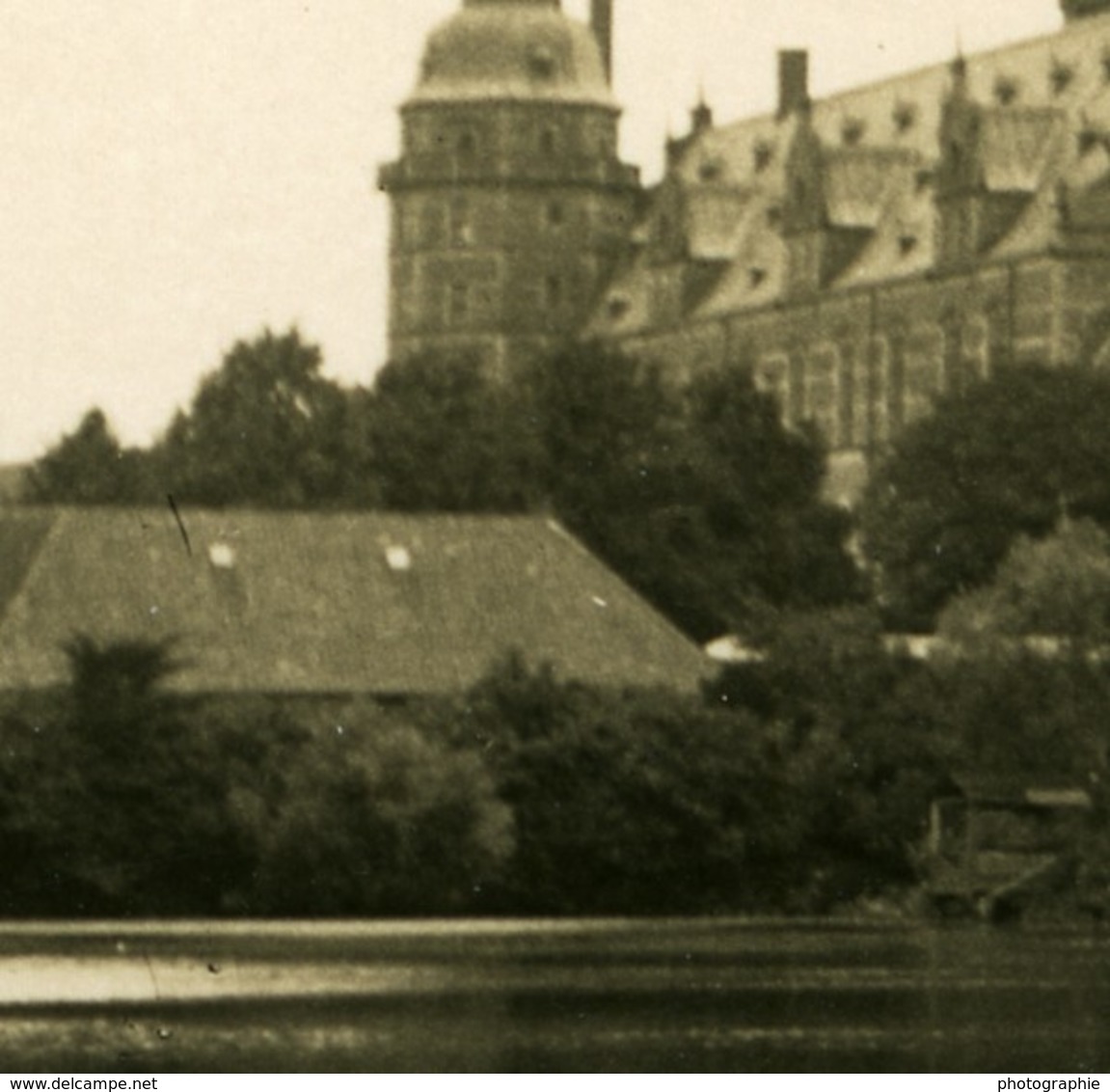 Danemark Copenhague Frederiksborg Slot Chateau Ancienne Photo Stereo NPG 1900 - Photos Stéréoscopiques
