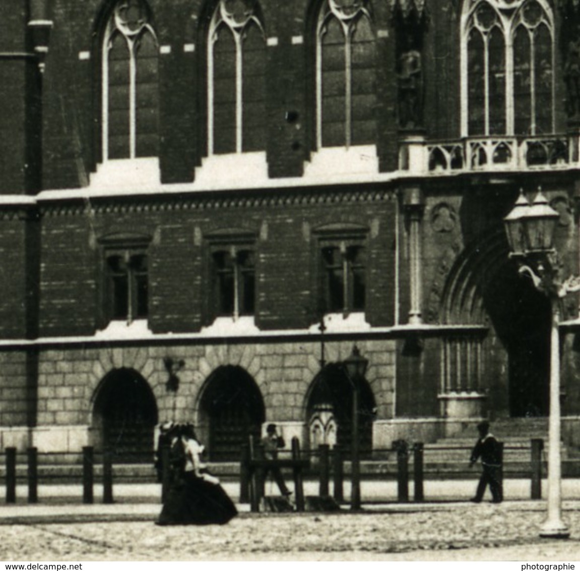 Suéde Helsingborg Hotel De Ville Ancienne Photo Stereo NPG 1900 - Photos Stéréoscopiques