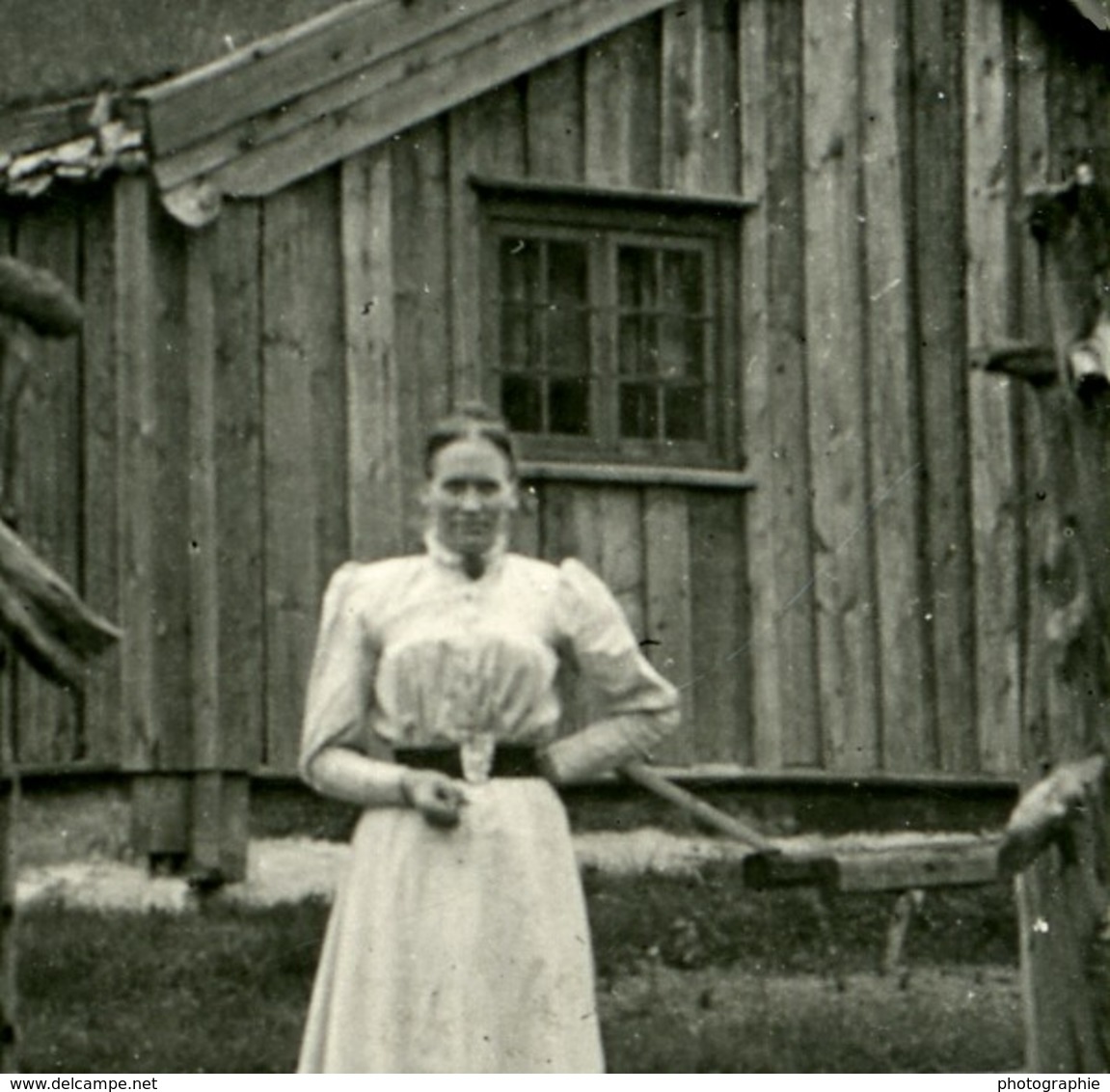 Suéde Göteborg Ferme Ancienne Photo Stereo NPG 1900 - Stereo-Photographie