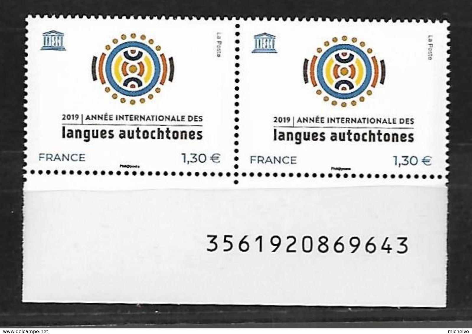 France 2019 - Année Internationale Des Langues Autochtones ** (UNESCO) - Unused Stamps