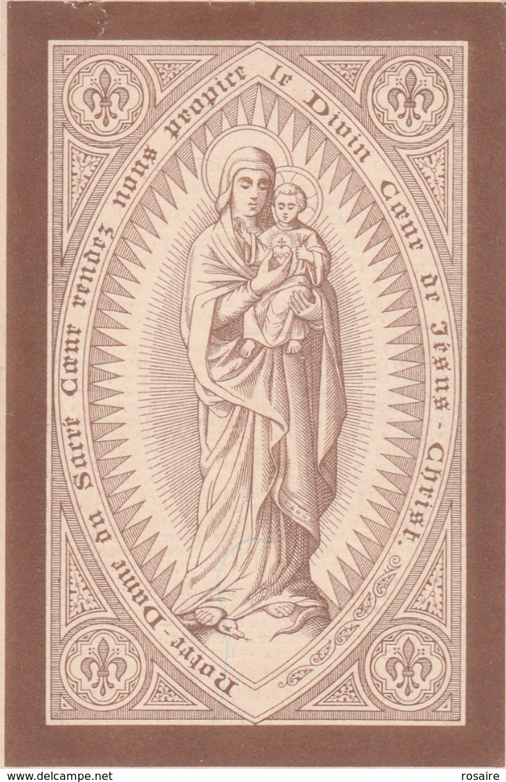 Non Melanie Moncarey-poperinghe -brugge 1888 - Devotion Images