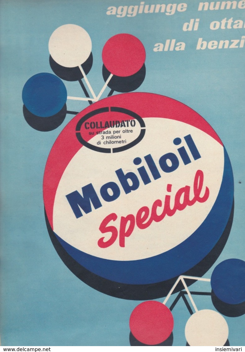 (pagine-pages)PUBBLICITA' MOBILOIL   Tempo1955 - Altri & Non Classificati