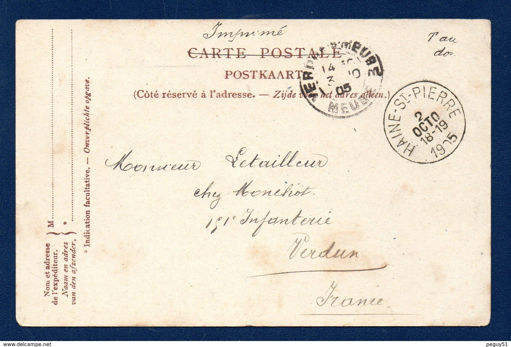 Mons. La Gare Et La Poste. 1905 - Mons
