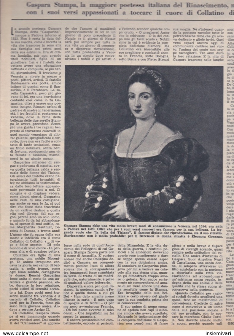 (pagine-pages)GASPARA STAMPA    Tempo1955/29. - Altri & Non Classificati