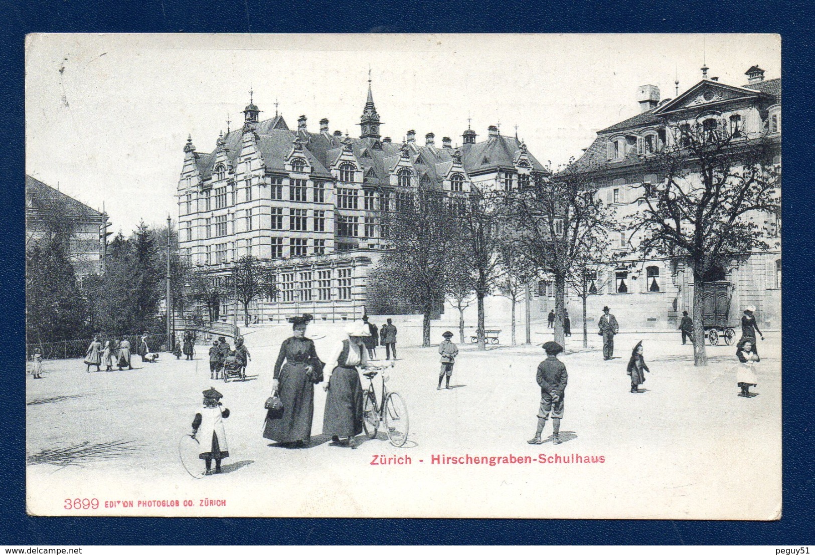Suisse. Zürich. Hirschengraben - Schulhaus. 1907 - Zürich