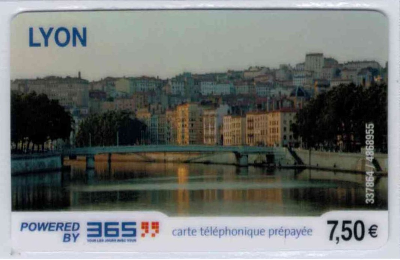 365 - Lyon 7.50 € - Modèle 2 - Code Gratté - Voir Scans - Autres & Non Classés