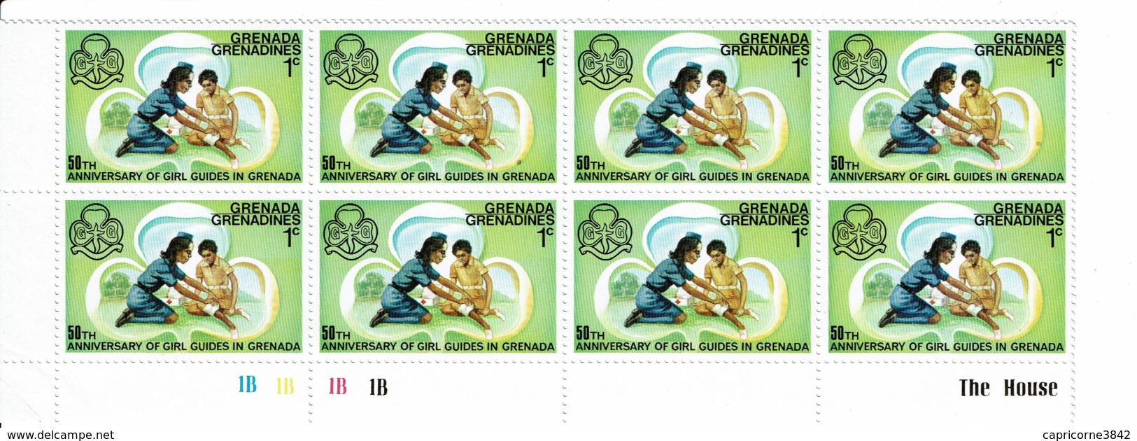 GRENADA - 1976 - 50e Anniversaire Des Guides De Grenade  (n° 147) - Grenade (1974-...)