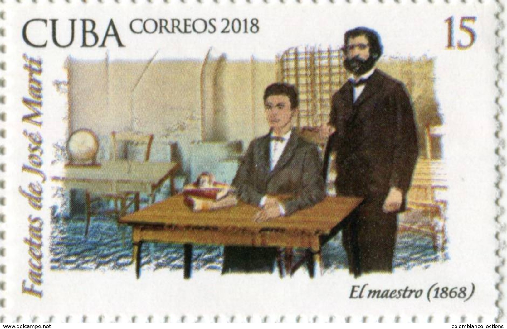 Lote CU2018-8, Cuba, 2018, Sello, Stamp, Facetas De Jose Marti, 6 V, Facets, Aspects Of Life - Otros & Sin Clasificación