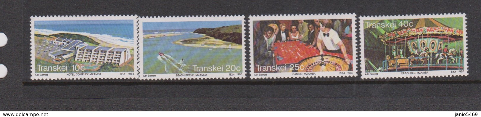 South Africa-Transkei SG 121-124 1983 Wildcoast Holiday Complex,Mint Never Hinged - Transkei