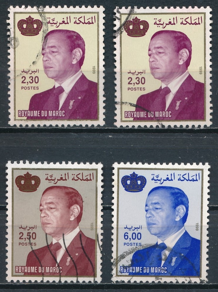 °°° MAROC - Y&T N°1225/51A/51F/51G - 1998/2000 °°° - Morocco (1956-...)