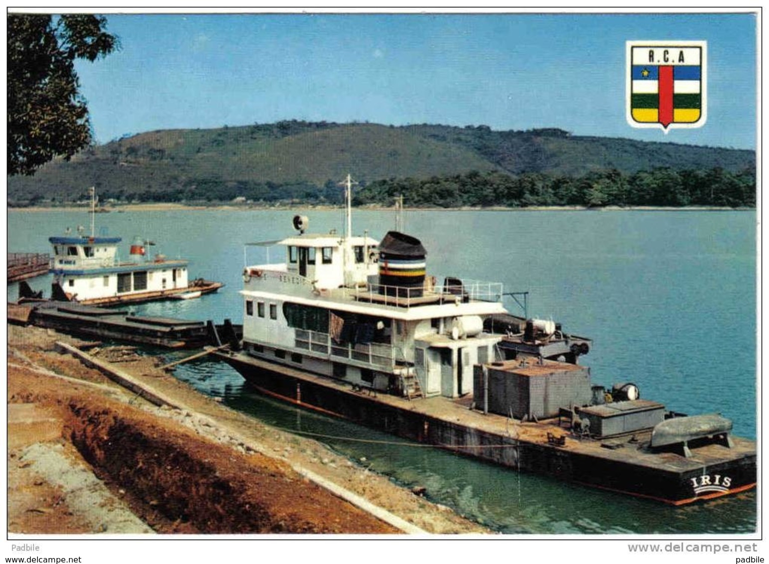 Carte Postale Afrique  République Centre Afrique Bangui  Le Port Trés Beau Plan - Non Classés