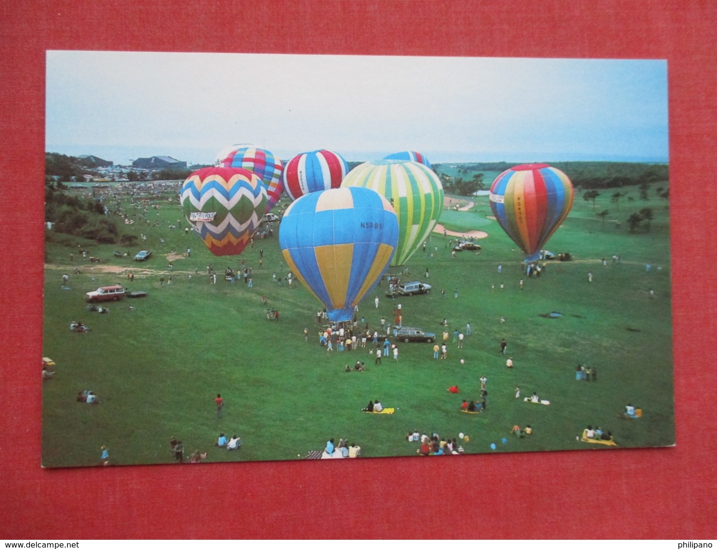 Balloons   Start Annual Ballon Race At New Seabury  Cape Cod  Ma. Ref 3631 - Balloons